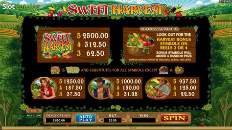 Sweet Harvest Slot ᐈ Demo Version .